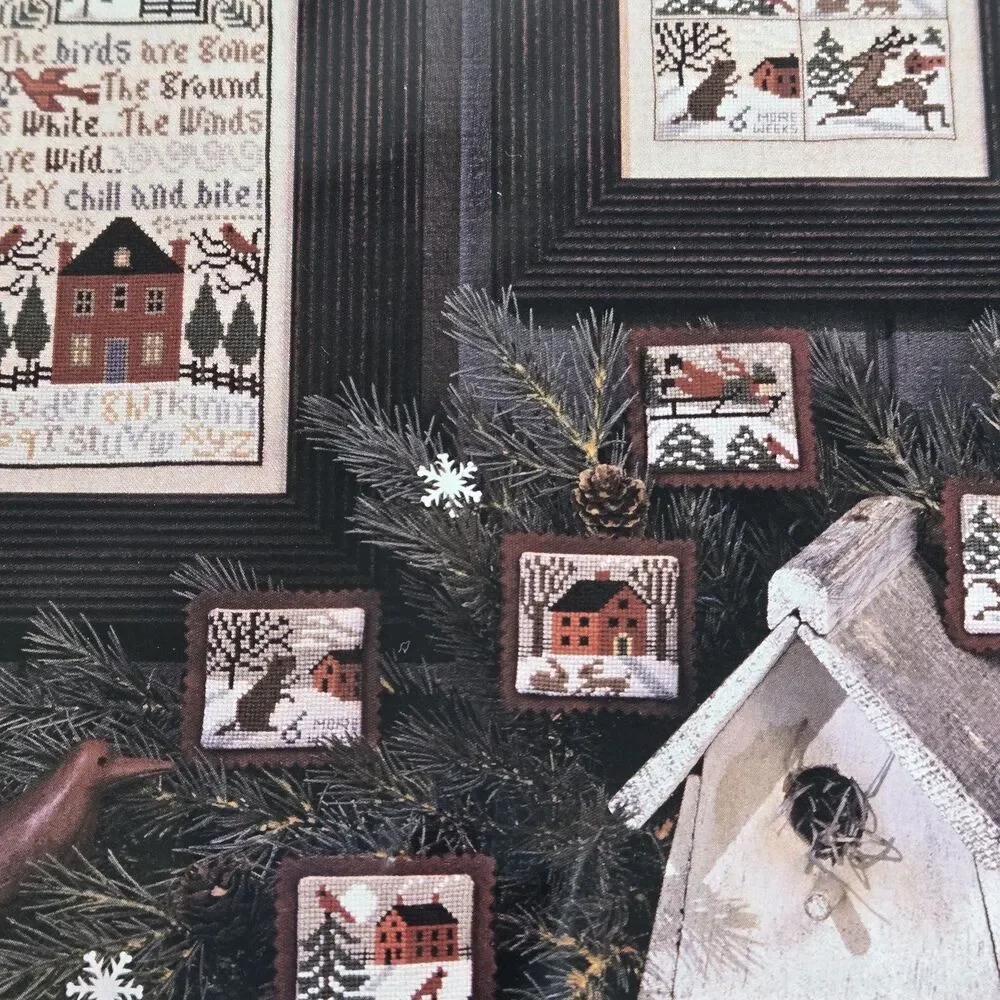 Prairie Schooler Cross Stitch Patterns 198 Christmas Tree Farm 133 Winter Wind